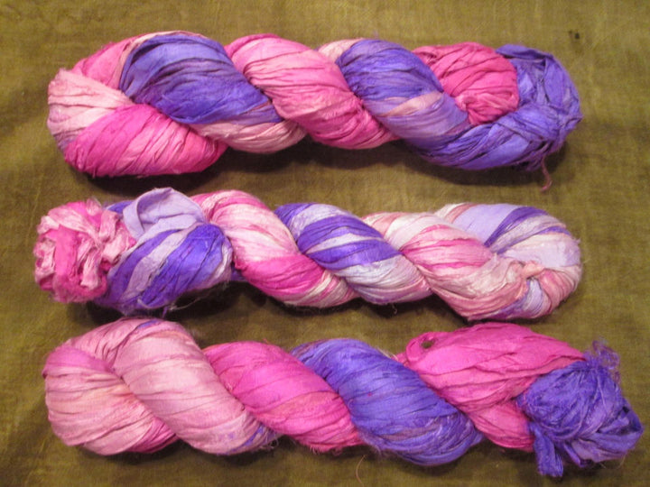 Picadilly Recycled Sari Silk Thin Ribbon Yarn