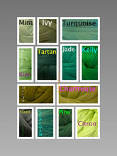 Load image into Gallery viewer, Soft Greens 19 Colors Merino Ashland Bay and DHG
