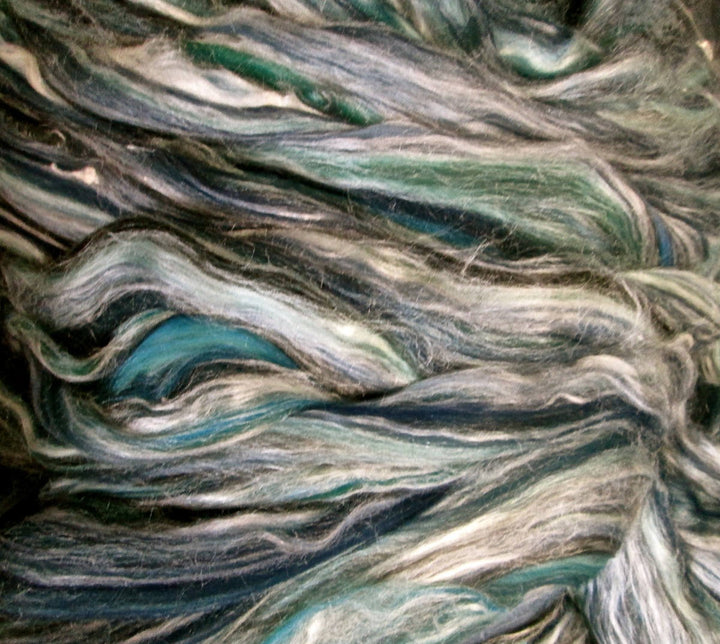 Soft & Stunning Bay Breeze Merino Tussah Silk Blend Ashland Bay Lux Roving