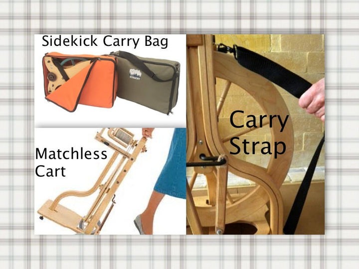 Schacht Spinning Wheel Cart or Carry Strap In Stock SUPER FAST Shipping!