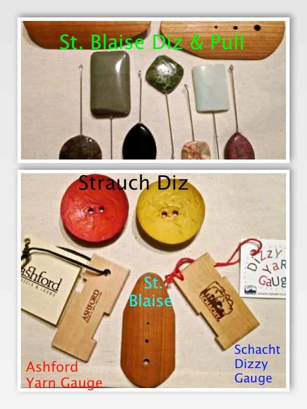 Hand Made Yarn Diz, Gauge by Schacht, Strauch & Ashford With Instructions Spinning Weaving Fast Cheap Ship!