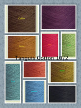 Load image into Gallery viewer, Beautiful Soft Cotton Weaving Yarn Organic 10/2 Tanguis Cones (GOTS) 20 Gorgeous Colors &amp; SUPER Fast Shipping!
