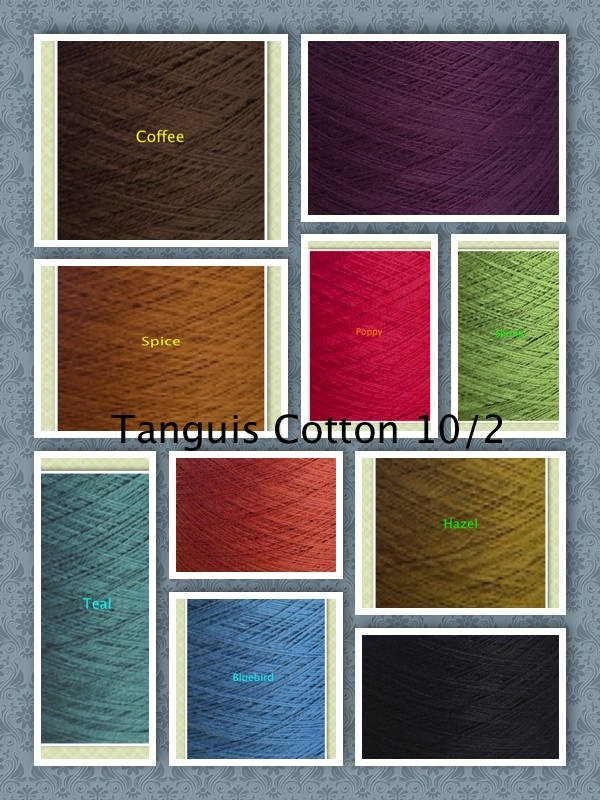 Beautiful Soft Cotton Weaving Yarn Organic 10/2 Tanguis Cones (GOTS) 20 Gorgeous Colors & SUPER Fast Shipping!