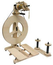 Load image into Gallery viewer, Don&#39;t just spin, revolutionize your yarn crafting! With the Louet Victoria Spinning Wheel
