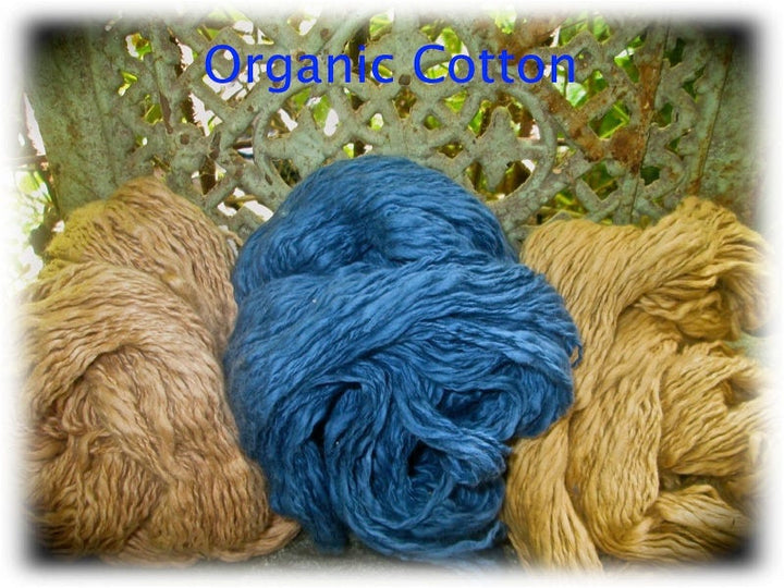 Gorgeous 100% Organic Pima Cotton Hand Brushed ULTRA SOFT Thick & Thin Sport Yarn SUPER Fast Shipping!