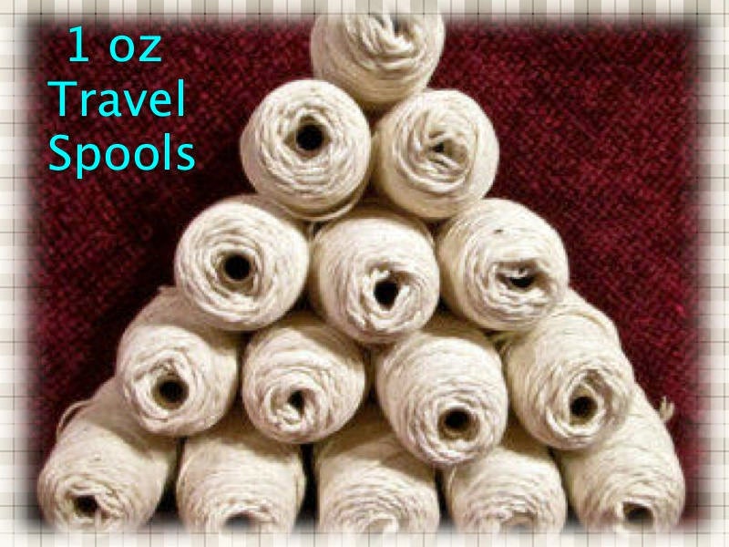 100% Cotton Warp Thread 8/4 10/2 and 12/6 Weight Cones