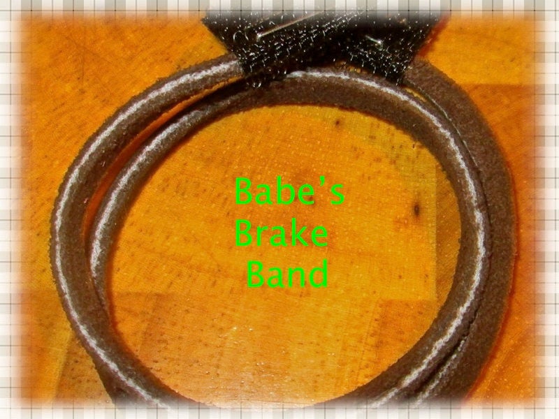 Babe's Spinning Wheel Drive Bands & Brake Bands