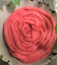 Load image into Gallery viewer, Persimmon 19.5 Micron Superfine Merino Top Spinning and Felting
