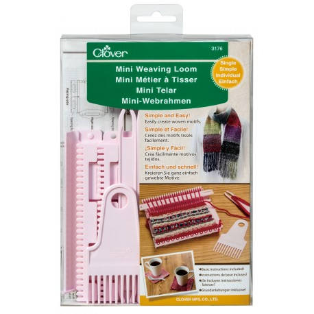 Complete Weaving Kit Single or Double Mini Loom With Shuttles, Shed Stick, Warp Helpers, Comb & Weaving Needle Super Fast Shipping!