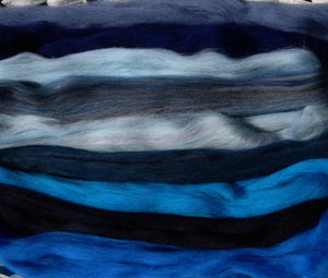 Expanded Blues 9 Shades Merino Collection