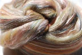 Field Of Rye Cinnamon Silk Merino Blend Ashford Sliver