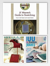 Load image into Gallery viewer, Pin Loom &amp; Swatch Weaving Books Learn to Weave on Small Hand Held Looms Super Fast Shipping!
