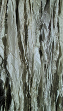 Load image into Gallery viewer, Silver Lining Recycled Sari Silk Ribbon Novelty Yarn
