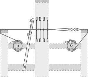 Glimakra Wooden Warp Sticks - Lease Sticks