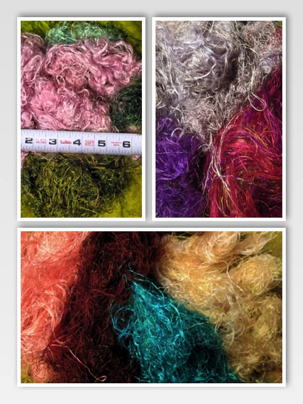 2 Oz Art Fiber FABULOUSNESS! Recycled Sari Silk Fiber