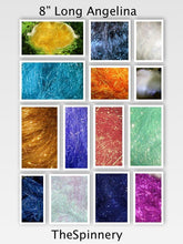 Load image into Gallery viewer, 8&quot; Long Staple Angelina Fiber Spinning Felting Blending You Choose Colors SUPERFAST SHIPPING!
