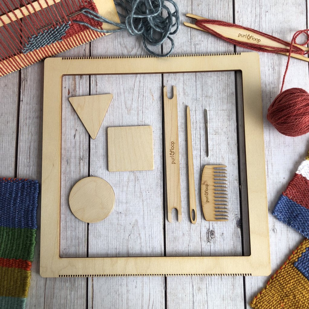 Purl & Loop Portable Tapestry Loom: Weave Anywhere