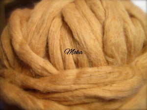 RARE & GORGEOUS Natural Colors Organic Colorgrown (Undyed) Cotton Sliver Exquisite Spinning Fiber