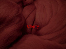 Load image into Gallery viewer, Soft Cherry Merino Ashland Bay Earthy Red Spinning &amp; Felting SUPER FAST SHIPPING!
