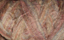 Load image into Gallery viewer, Stunning Mill End Roving Light Montage Merino/Silk/Corriedale/Alpaca Beautiful Heather Colorway 1, 2, 4 or 8 Oz SUPER FAST SHIPPING!
