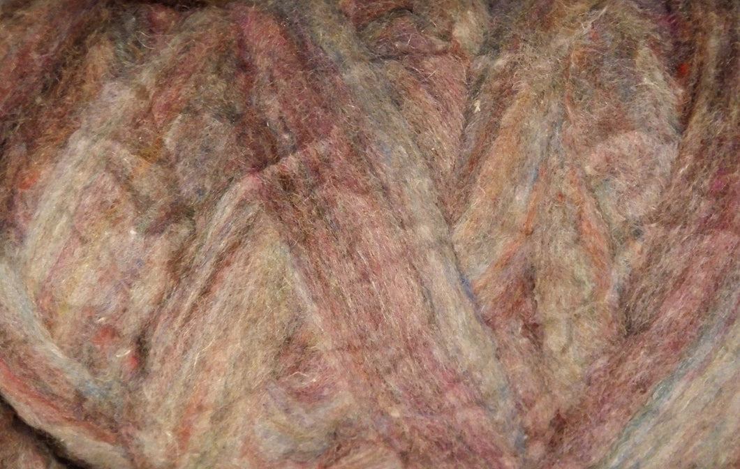 Stunning Mill End Roving Light Montage Merino/Silk/Corriedale/Alpaca Beautiful Heather Colorway 1, 2, 4 or 8 Oz SUPER FAST SHIPPING!