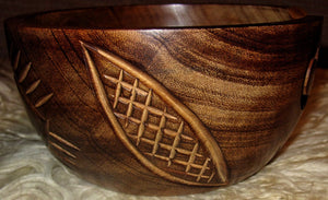 Gorgeous Handmade Wooden Yarn Bowl  5 3/4" X 3" Super Fast Shipping!