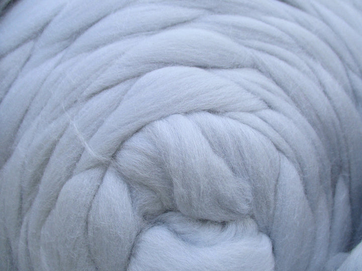 Super Fine & Organic Tulle Cloudy Sky Barely Blue 19 Micron Merino