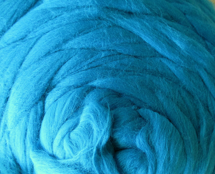 Super Fine & Organic Peacock Blue 19 Micron DHG Merino