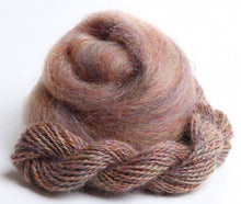 Load image into Gallery viewer, English Leicester Beautiful Rose Heather Colorway Mill Ends  1, 2, 4 or 8 Oz SUPER FAST SHIPPING!
