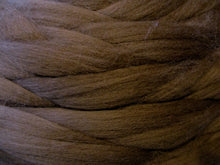 Load image into Gallery viewer, Super Soft Organic Nut Brown Fine 19 Micron Merino DHG SUPER FAST Shipping!
