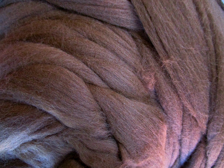 Super Soft Organic Nut Brown Fine 19 Micron Merino DHG