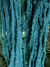 Load image into Gallery viewer, Teal Fuzzy Eyelash 100% Cotton Bulky Yarn Thick &#39;n Thin  30 Yard Skeins SUPER FAST SHIPPING!
