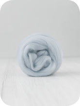 Load image into Gallery viewer, Super Fine &amp; Organic Tulle Cloudy Sky Barely Blue 19 Micron Merino SUPER FAST SHIPPING!
