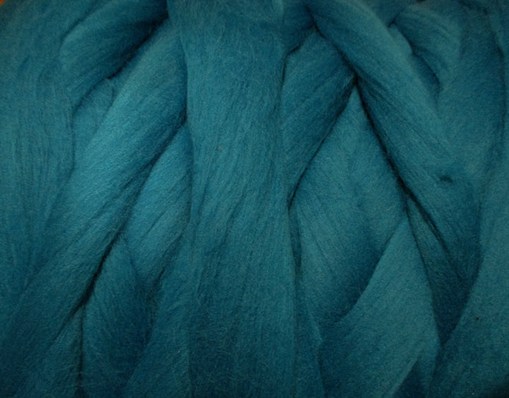 Super Fine & Organic Peacock Blue 19 Micron DHG Merino