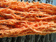 Load image into Gallery viewer, Marigold Fuzzy Eyelash 100% Cotton Bulky Yarn Thick &#39;n Thin  30 Yard Skeins SUPER FAST SHIPPING!

