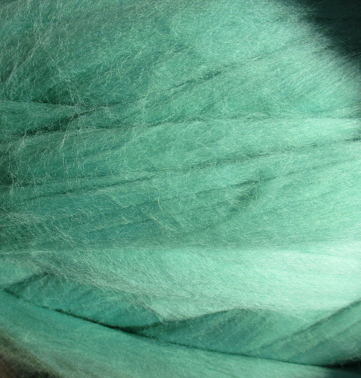 Super Fine & Organic Aqua Blue-Green Color 19 Micron DHG Merino