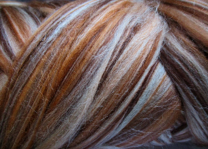 Super Soft & Organic Belgium Chocolates Multi Merino Silk Sliver Cruelty Free DHG