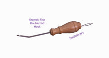 Load image into Gallery viewer, Fine Heddle Hook Walnut or Clear Double End by Kromski SUPERFAST CHEAP SHIPPING!
