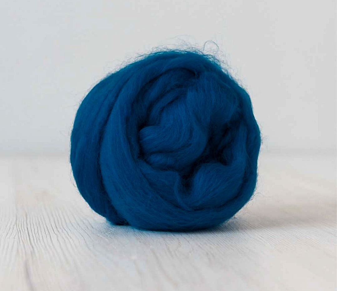 Super Soft Blue Teal Luxurious Merino Silk DHG