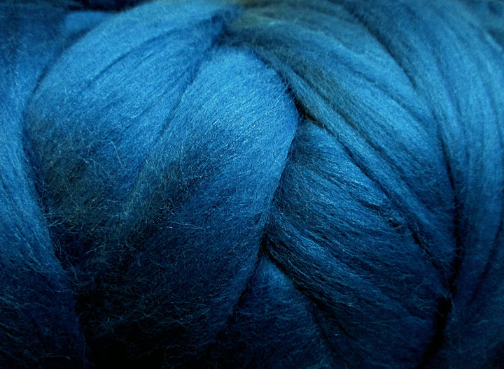 Super Soft Blue Teal Luxurious Merino Silk DHG