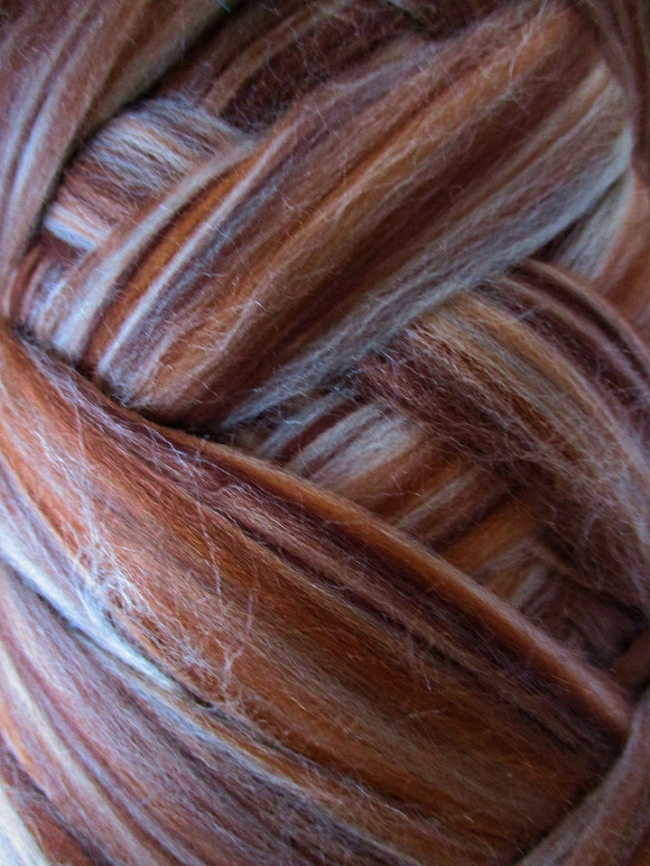 Super Soft & Organic Belgium Chocolates Multi Merino Silk Sliver Cruelty Free DHG