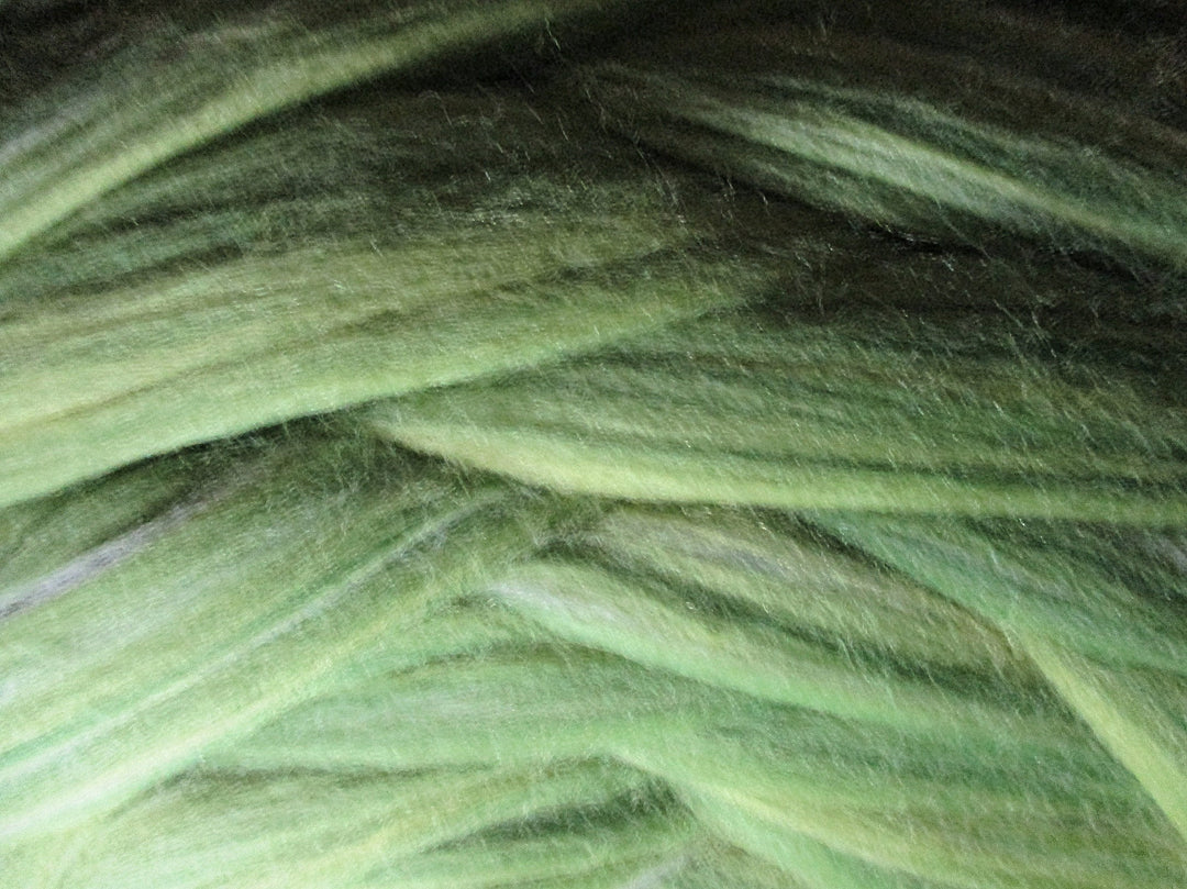 Super Fine & Organic Light Greens Multi 19 micron Merino DHG Merino