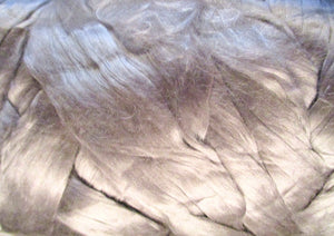 Light Silver Mulberry Silk Sliver Organic & Luxurious 1, 2, or 4 Ounces DHG SUPERFAST SHIPPING!