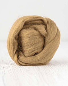 Natural Patagonian Wool "Caramel" Sliver Lovely Spinning & Felting Fiber SUPERFAST SHIPPING!