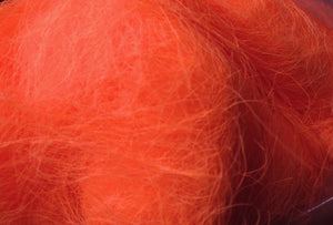Neon Electric Orange Angelina 8" Long