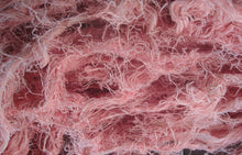 Load image into Gallery viewer, Light Salmon Extra Fuzzy Eyelash 100% Linen Novelty Yarn
