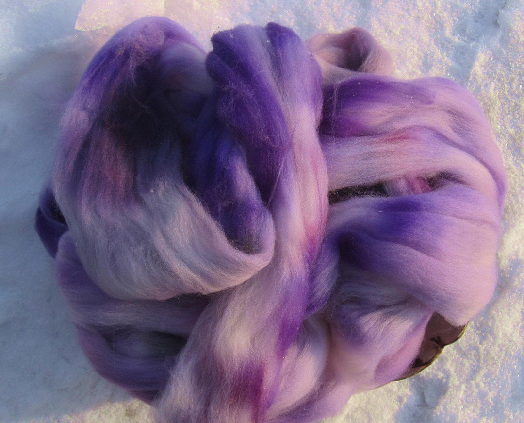 Fields of Lavender Hand Dyed Longwool Superwash