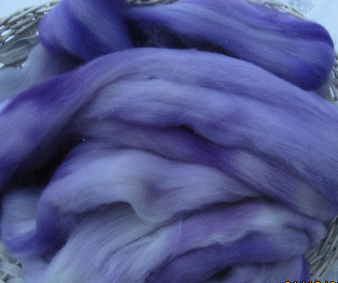 Fields of Lavender Hand Dyed Longwool Superwash