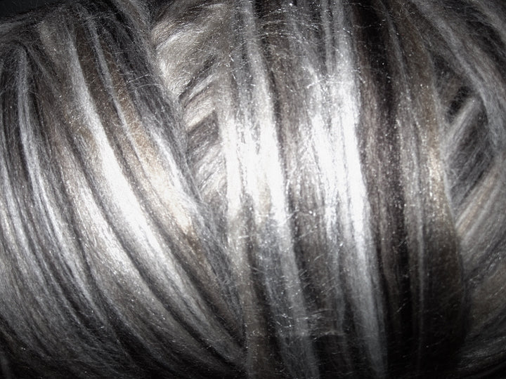 Super Soft & Organic Cappuccino Multi Merino Silk Sliver Cruelty Free DHG