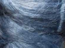 Load image into Gallery viewer, Steel Blue Organic Flax (Linen) Spinning Felting Premium Tops DHG SUPERFAST SHIPPING!
